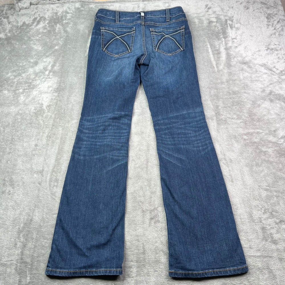 Ariat Real Lita Bootcut Wide Leg Jeans Women 29R Dark Wash Stretch Western Denim